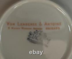 Cyril Gorainoff for Von Lengerke & Antoine Game Birds Demitasse Cups & Saucers