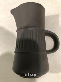 Dansk Denmark Brown Flamestone Demitasse 8 Coffee Tea Cups 8 Saucers 1 Creamer