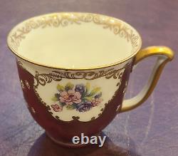 Demitasse Coffee Set EPIAG Czechoslovakia 11 Cups & Saucers Cir 1945