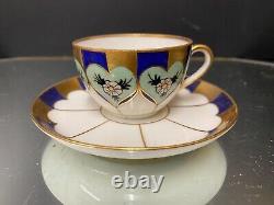 Demitasse Cups & Saucers-As A Set/ or individually. See Description Below