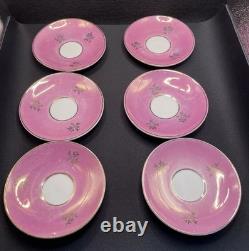 Demitasse Espresso or Tea Cups & Reticulated Saucers. Made in Germany Set of 6