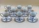 Demitasse Set Of 8 Cups And Saucers Vintage Sterling Silver Matthew Co