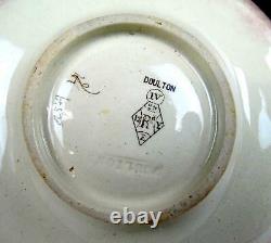 Doulton #549 Porcelain Asthetic Quatrefoil 2 1/4 Demitasse Cup & Saucer 1879