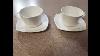 Drawiger Porcelain Espresso Cups And Saucers Set