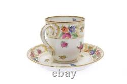 Dresdner Art Schumann Bavaria Flat 2 1/4 Demitasse Cup & Saucers (Set of 10)