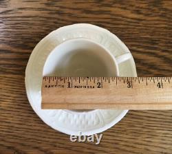 Du Barry by Faiencerie de Gien France Creamy White 5 Demitasse Cups & Saucers