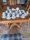 Dutch 3 Piece Demitasse Teacup, Saucer & Dessert Plate Hollandse Bird Pattern