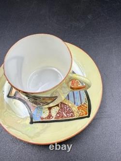 EBay TitleVintage Japanese Geisha Demitasse Cup & Saucer Set Lot of 7