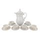 Eschenbach La Reine Chocolate Pot With Demitasse Cups & Saucers Set