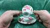Elijah Brain Foley Century Rose Demitasse Cup And Saucer