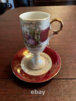 Empress china japan 6 Demitasse Cups & Saucers