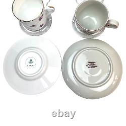 Espresso Cups Saucers Demitasse Sets for Danbury Mint Lot of 14 See Makers Below
