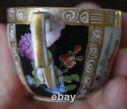 Est Demitasse Cup & Saucer Coll #4 1850 Helena Wolfsohn Dresden Courting Scenes