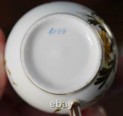 Estate Demitasse Cup & Saucer Coll #3 George Jones Crescent China Briar Pattern