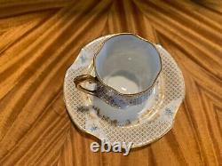 Excellent Limoges Ls & S (lewis Straus & Sons) Painted Demitasse Cup And Saucer