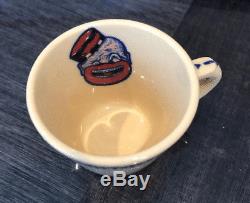 Extremely Rare Coon Chicken Inn Demitasse Cup and Saucer ML Graham Inca China