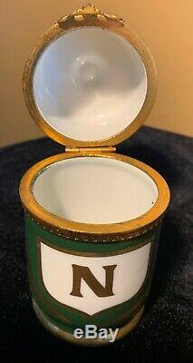 Extremely Rare M. Imp de Sevres Napoleon 1st Demitasse Cup & Saucer