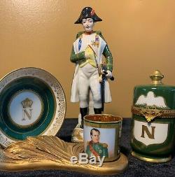 Extremely Rare M. Imp de Sevres Napoleon 1st Demitasse Cup & Saucer