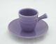 Fiestaware Lilac Demitasse Cup & Saucer Limited Production In1995 Withfactory Box