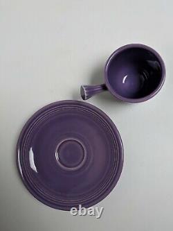 FIESTAWARE LILAC DEMITASSE CUP & SAUCER Limited Production in1995 withFactory Box