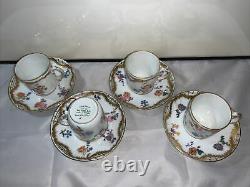 FOUR Sets Of Antique Pennsylvania Railroad Demitasse Cups And Saucers RARE