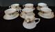 Free Antique Japanese 6 Demitasse Porcelain Sets & Sugar Bowl Gold Guilded