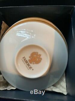 Faberge Imperial Egg Demitasse Cup & Saucer (Set of 4)