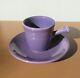 Fiesta Fiestaware Lilac Purple Demitasse Cup Saucer Hlc Pottery Dinnerware