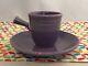 Fiestaware Lilac Stick Handled Demi Cup Fiesta Purple Demitasse Cup And Saucer