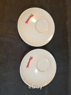 Fiorucci Pop Art Post Modern Demitasse Espresso Cups & Saucers 4pc Set