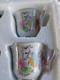 Formalities By Baum Bros 6 Vintage Butterfly Demitasse Tea Cups And Saucers