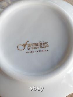 Formalities by Baum Bros 6 Vintage Butterfly Demitasse Tea Cups And Saucers