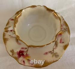 Four Antique H & Co (Hammersley) Demitasse Cups & Saucers RD150153 ca. 1887
