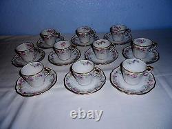 France Depose China Demitasse Cups & Saucers (10 Sets) Bailey Banks & Biddle