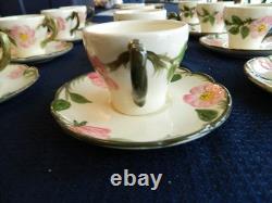 Franciscan Desert Rose USA (12) Demitasse Cups & Saucers USA 5-2