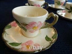 Franciscan Desert Rose USA (12) Demitasse Cups & Saucers USA 5-2