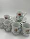 French Porcelain Demitasse Espresso Cups And Saucers