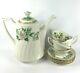 Gardenia By Syracuse China Coffee Pot With Lid + 4 Demitasse Cup & Saucer Sets