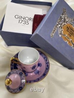 Ginori 1735 Oriente Italiano Azalea Demitasse Cup and Saucer 80ml Richard Ginori