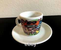 Ginori Demitasse Cup & Saucer MURALES Collection Set of 6 / Made in Italy /NIB