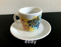 Ginori Demitasse Cup & Saucer MURALES Collection Set of 6 / Made in Italy /NIB