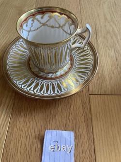 Gorgeous! 1950's Royal Chelsea Cathedral pattern 6 demitasse cup &saucer