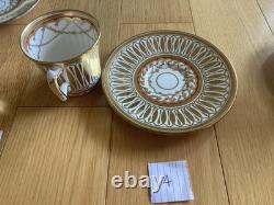 Gorgeous! 1950's Royal Chelsea Cathedral pattern 6 demitasse cup &saucer