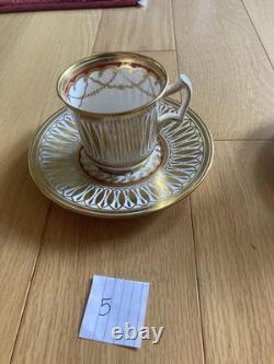 Gorgeous! 1950's Royal Chelsea Cathedral pattern 6 demitasse cup &saucer