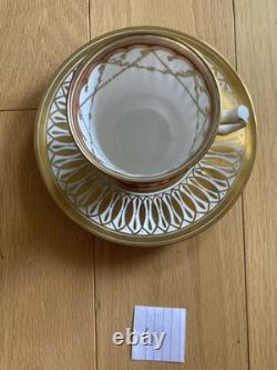 Gorgeous! 1950's Royal Chelsea Cathedral pattern 6 demitasse cup &saucer