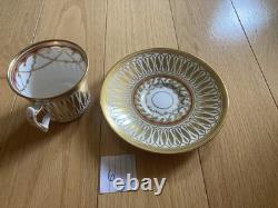 Gorgeous! 1950's Royal Chelsea Cathedral pattern 6 demitasse cup &saucer