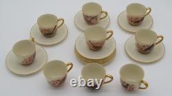 Gorgeous 9 Sets Signed Jan Nosek Lenox Birds Of America Demitasse Cups & Saucers Gorgeous 9 Sets Signed Jan Nosek Lenox Birds Of America Demitasse Cups & Saucers