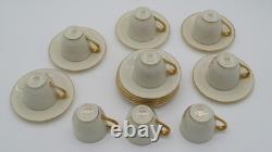 Gorgeous 9 Sets Signed Jan Nosek Lenox Birds Of America Demitasse Cups & Saucers
