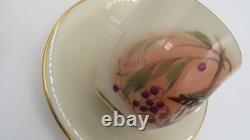 Gorgeous 9 Sets Signed Jan Nosek Lenox Birds Of America Demitasse Cups & Saucers