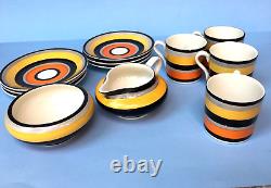 Gray's Pottery Art Deco Band Demitasse Coffee Items Possible Susie Cooper Design